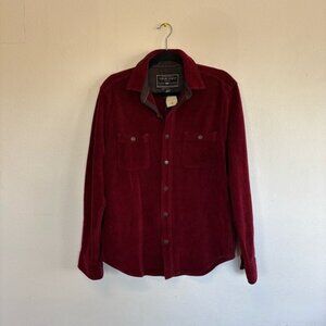 True Grit Mens Soft Cotton Long Sleeve Button Front Shirt NWT